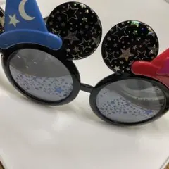ディズニーサングラス　ディズニー　ミッキー型サングラス 星柄