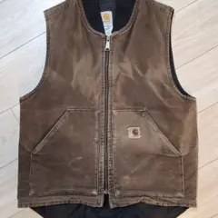 CAT キャタピラー ダック地 ベスト 中綿入り deadstock - メルカリ