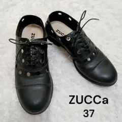 ZUCCa パンチングレザーシューズ（S） 37 ブラックのサムネイル