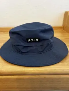 美品　POLO ネイビー バケットハット　50cm