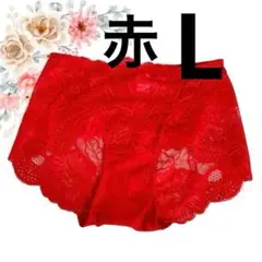 L サイズ 赤 1枚 ショーツ 下着 パンツ インナー 下着