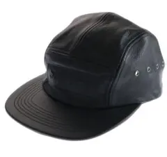 supreme 19SS REBBLED LEATHER CAMP CAP