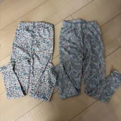 バースデイ　花柄水着 105cm 女の子用 2点セット