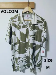 【希少】ボルコム VOLCOM アロハシャツ 半袖 レーヨン M タグ付きのサムネイル
