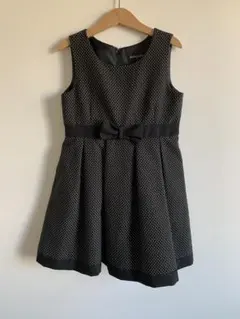 MARIARJUE ドット柄 リボン ノースリーブワンピース 130cm