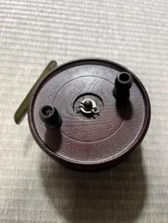 ト*ー様 木製 チヌリール 和竿用 タイコリールのサムネイル
