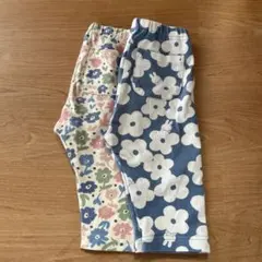 UNIQLO7分丈レギンス 90cm 2枚セット