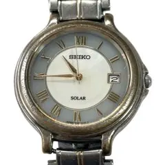 稼働品 SEIKO セイコー V145-0E30腕時計 ソーラー メンズ グレーのサムネイル