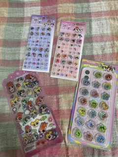 値下げしました！送料込み⭐︎パワパフシール4点セット
