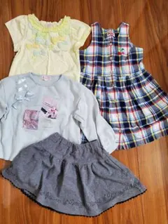 メゾピアノ・ミキハウスキッズ110cm4点まとめ売り