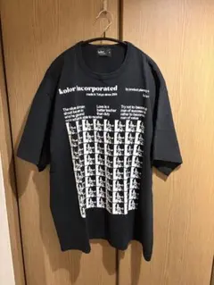 Kolor アインシュタイン Tシャツ サイズ1 ブラック 黒のサムネイル