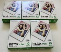 富士フィルム instax mini フィルム 5パック 10枚入り
