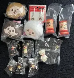 モンチッチ めじるし マスコットキーチェーン フェイスぬいぐるみ ライト ガチャ