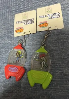 当時物　SEGA非売品　ディズニー　トイストーリー　ウォーターキーホルダー