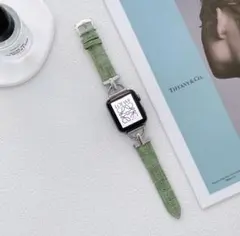 Apple Watch パステルカラー バンド 38/40/41mm グリーン