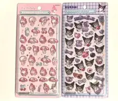 【正規品】ボンボンドロップシール　サンリオ　マイメロ　クロミ　セット 1弾 2弾