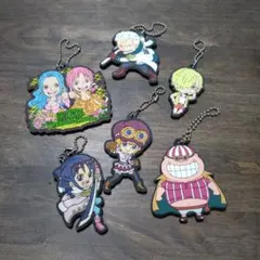 ワンピース トアクリルキーホルダー 6個セット ナミ　サンジ　スモーカー他