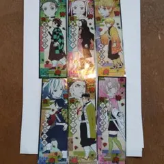 鬼滅の刃　ロングステッカー　6種セット