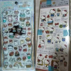 ボンボンドロップシール めろめろ&大人の図鑑シール ハローキティ