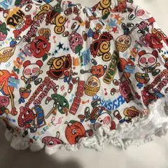 【ヒスミニ】カラフルキャラクター総柄ヒラヒラ スカート　90cm