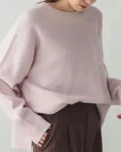 【新品未使用】GLOBAL WORKふわふわHugmeプルオーバー【M】ピンク