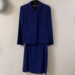 ネイビー スーツ ボタン付きジャケット