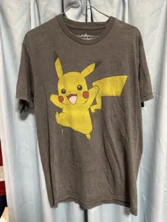 ポケモン ピカチュウ Tシャツ Mサイズ グレー
