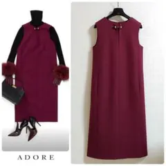 極美品✨ 2WAY ヴェロフォンナ ボンディングフリルコート 袖フリル 取 