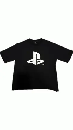 PlayStation ロゴプリント Tシャツ ブラックのサムネイル