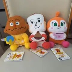 新品未使用　それいけ！アンパンマンころふわぬいぐるみ　３点セット