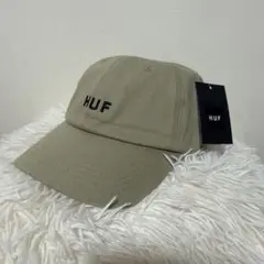 HUF ベージュキャップ