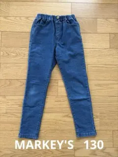 マーキーズ　デニム スリム　パンツ　130