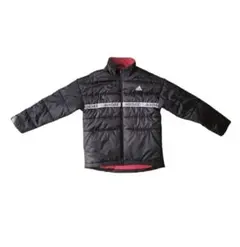 adidas ダウンコート 160 アディダス 黒 赤 キッズ ジュニア ダウン