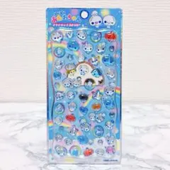 【新品】ぷくぷくあわわちゃん ジュエルプチドロップステッカー