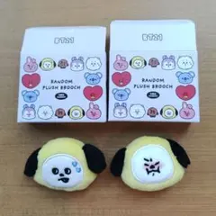 BT21 ランダム　フェイス　ブローチ　 CHIMMY　セット