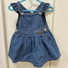 Chloé baby デニムジャンパースカート　9M 70センチ