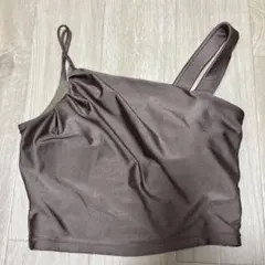 SUKALA ヨガウェア Mサイズ ブラウン アシンメトリー