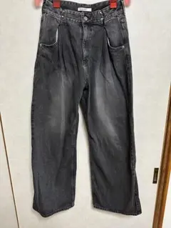 snidel ダブルタックデニムワイドパンツ M サイズ1