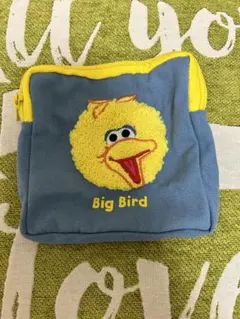 セサミストリートもこもこポーチ2ビッグバード