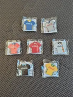 2026 WC ワールドカップ コカコーラ ユニフォームミニチャーム 7種セット