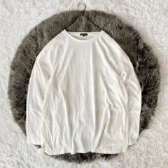 Greatess ロングティシャツ（3L）大きいサイズ　白 シンプル　無地のサムネイル