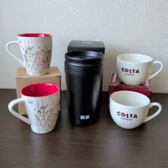 [ 未使用 ]　マグカップ４　ステンレスボトル１　計５点まとめ売りのサムネイル