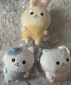 ナガノキャラクターズ　ぽてたまぬいぐるみ　なんか似てるの　ちいかわ　3点セット