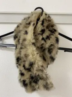 ローリーズファームのヒョウ柄ファー スカーフ♪