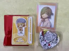 弱ペダ/青八木一 /アクスタ・缶バッジ・チェキ 3点セット