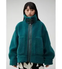 AZULBYMOUSSY ZIP UP BOA COAT/ジップアップボアコート