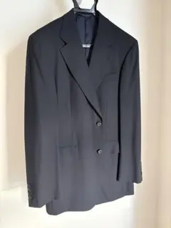 ミラショーン mila schon ジャケット ネイビー毛 100% A7