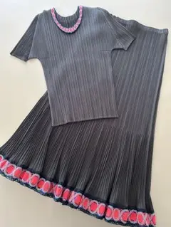 美品プリーツフリーズセットアップ