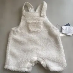 ホワイト フリースロンパース 新品タグ付き