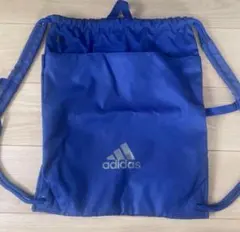 adidas アディダス　ナップザック　青　ブルー